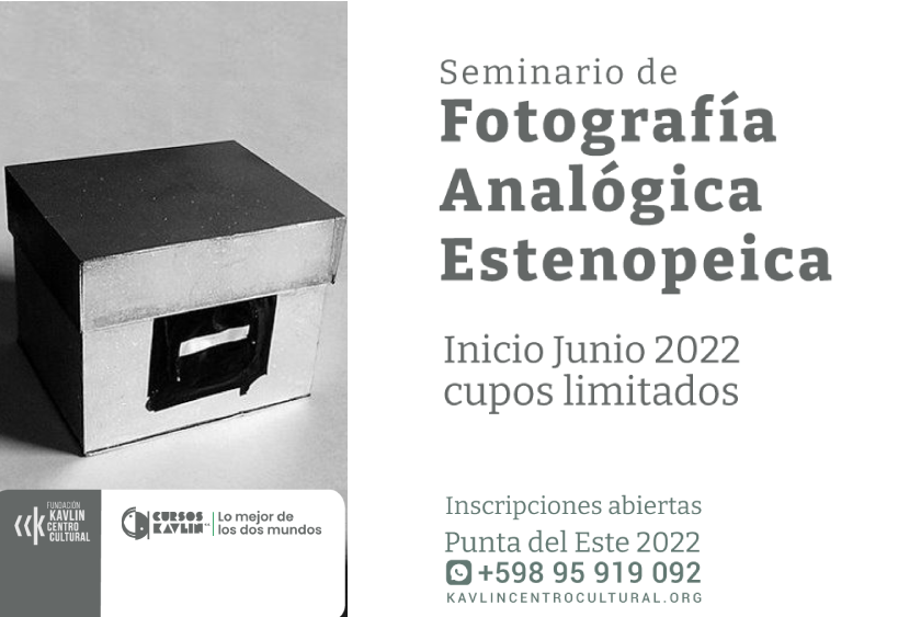 Taller Fotografía Estenopeica – foto analógica.